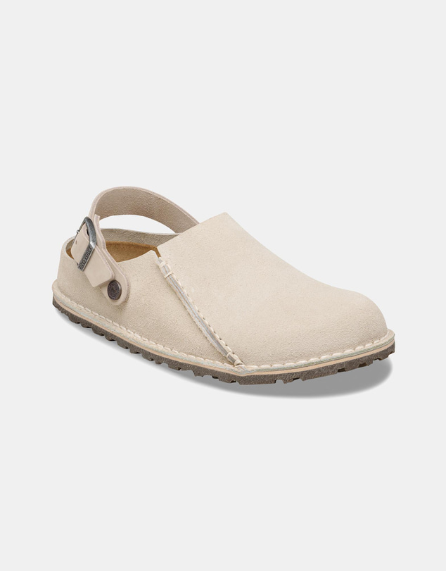Birkenstock - Lutry Oyster Suede Leather Regular - Unisex