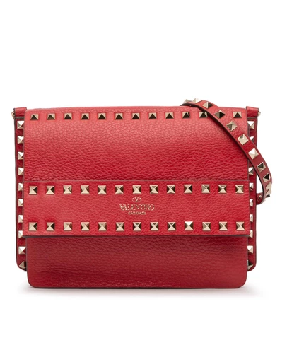 Pre-Loved by Azura Reborn - Pre-Loved Small Grained Calfskin Rockstud Crossbody