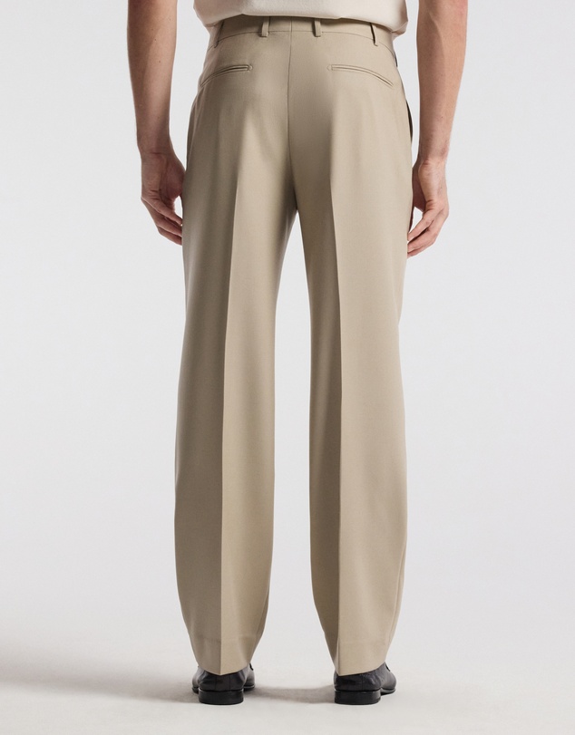 Calibre - Straight Leg Wool Pants Sand