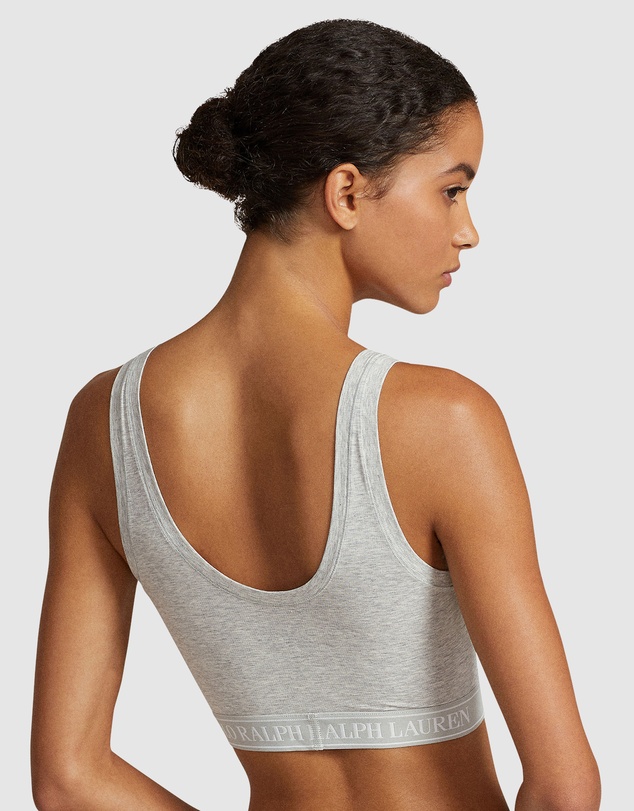 Polo Ralph Lauren - Polo Essentials Cotton Blend Cropped Tank Top Bra