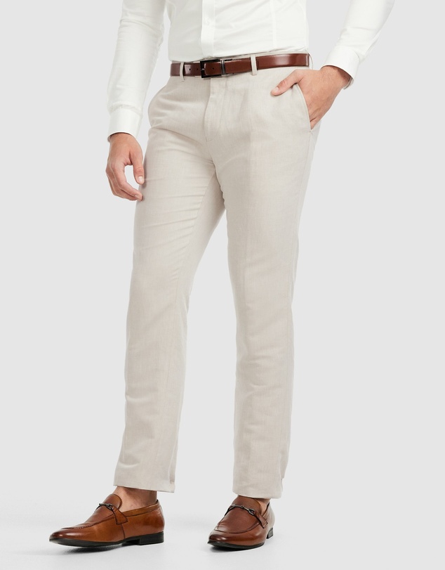 Tarocash - Jae Slim Linen Pant