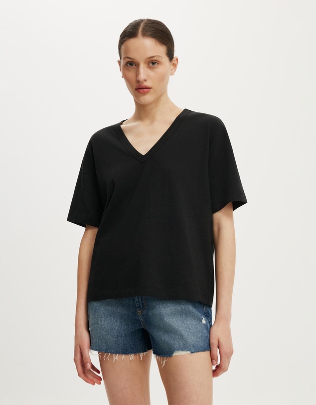 Cotton On - The Slub V Neck Tee