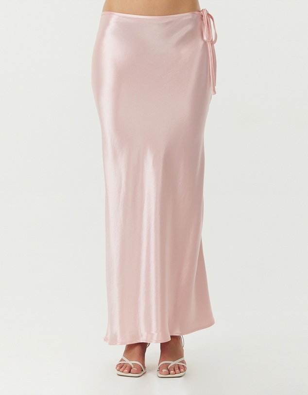 Third Form - Satin Bias Tie Side Skirt