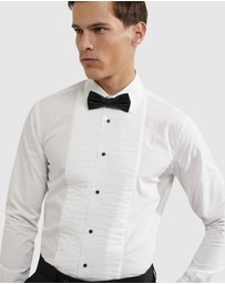 Oxford - Dinner Shirt With Front Pleats