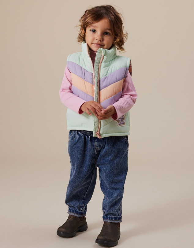 Goldie + Ace - Embroidered Rib Skivvy - Babies-Kids