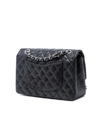 Pre-Loved by Azura Reborn - Pre-Loved Medium Classic Perforated Lambskin Double Flap