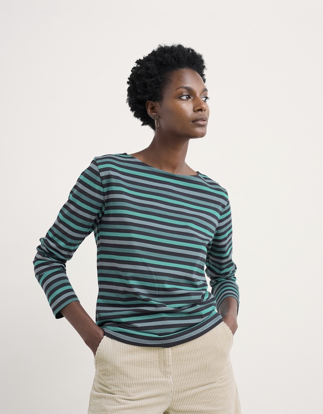 Seasalt - Seasalt Cornwall Green Sailor Shirt