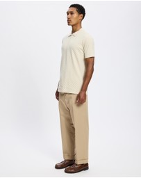 Paul Smith - Jacquard Cotton Zip Polo Shirt