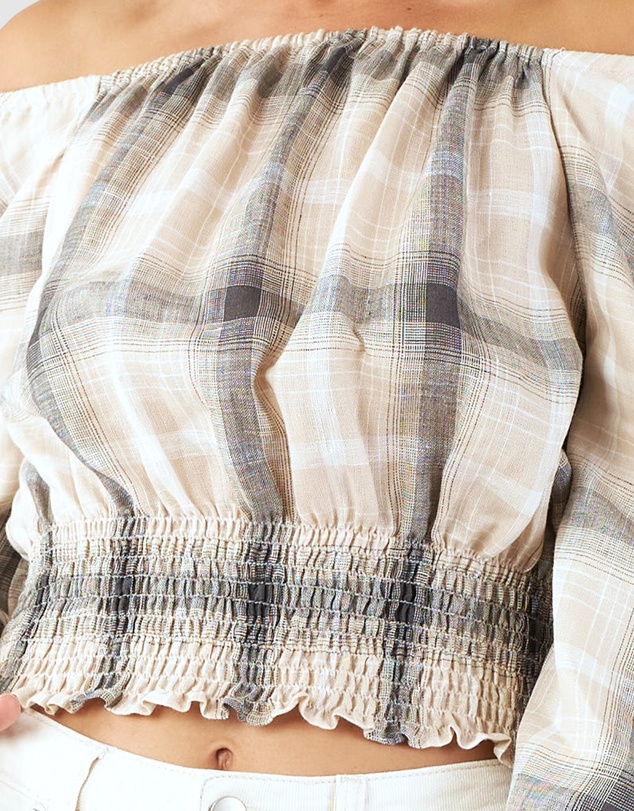 Amelius - Sydney Check Long Sleeve Top