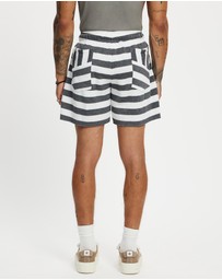 Surrounded By Ghosts - The Hibonite Fleece Drawstring Shorts