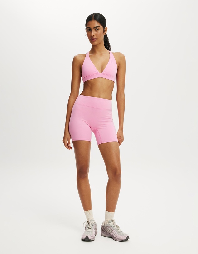 Cotton On Body Active - Ultra Soft Deep Plunge Cross Back Crop