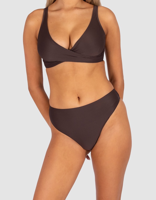 Baku Swimwear - Rococco High Waist Cheeky Bikini Bottom