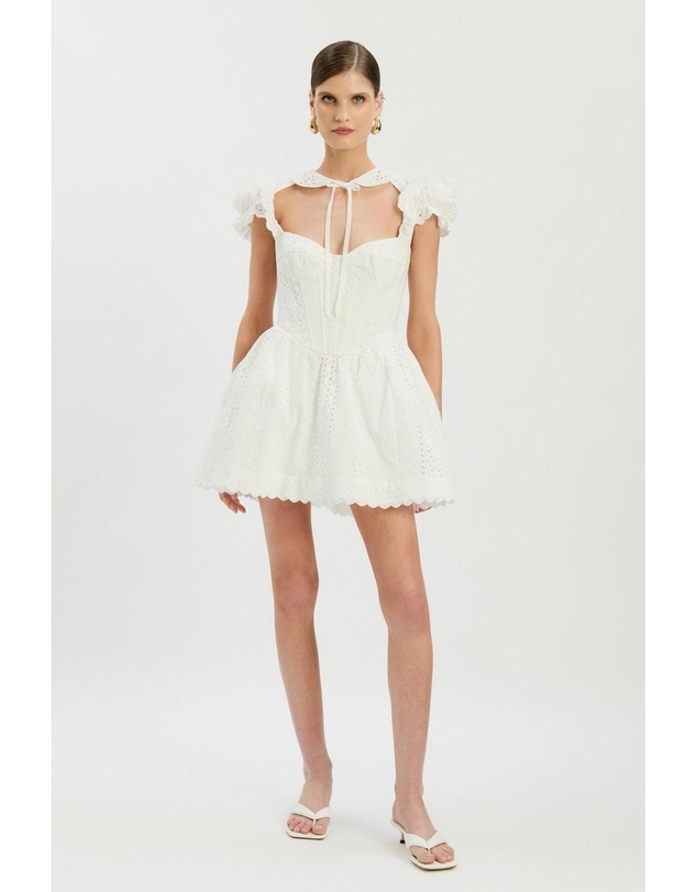 Bardot - Allington Broderie Mini Dress