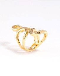 Lovisa - Gold Plated Swirly Wrapped Ring