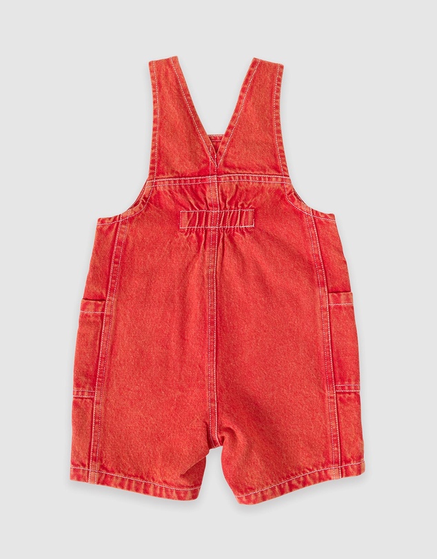 Goldie + Ace - James Vintage Washed Denim Pocket Overalls - Babies-Kids
