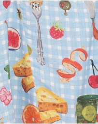 Petal & Pup - Caitlin Mini Dress - Blue Picnic