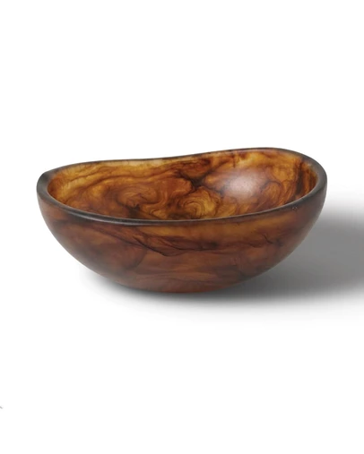 Urban Attitude - Urban Attitude RAQS Salad Bowl Height: 11.5cm, Width: 29.5cm, Length: 31cm - Dark Cocoa