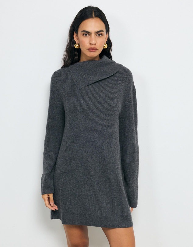 AERE - Neria Wool Blend Knit Dress