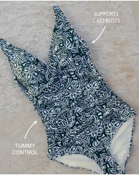 Nip Tuck Swim - Serigraph Louise Multifit Ruched Front One Piece