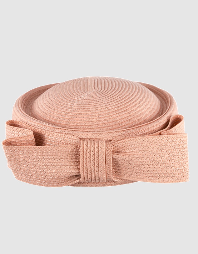 Max Alexander - Coral Braid Pillbox Hat