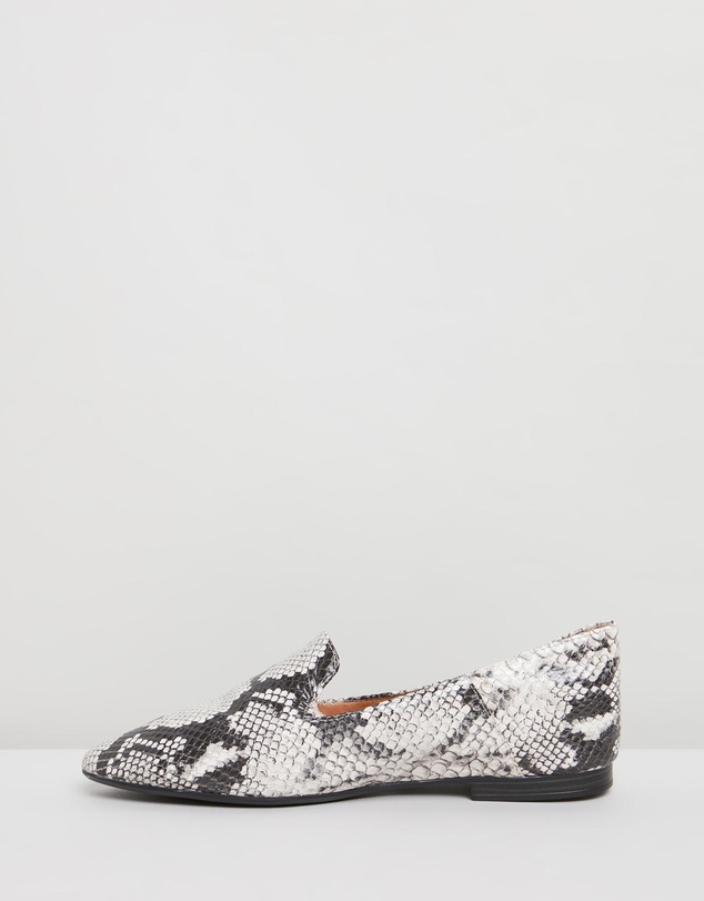 Naturalizer - Lorna Flat - Black/White Snake