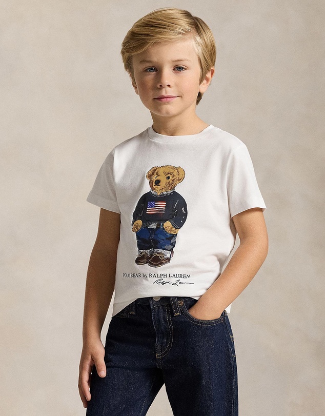 Polo Ralph Lauren - Polo Bear Cotton Jersey Tee - Teens