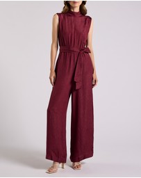 David Lawrence - Wilda Silk Blend Jumpsuit