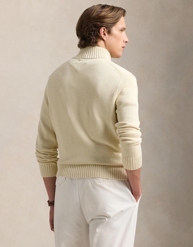 Polo Ralph Lauren - Cotton Quarter-Zip Sweater