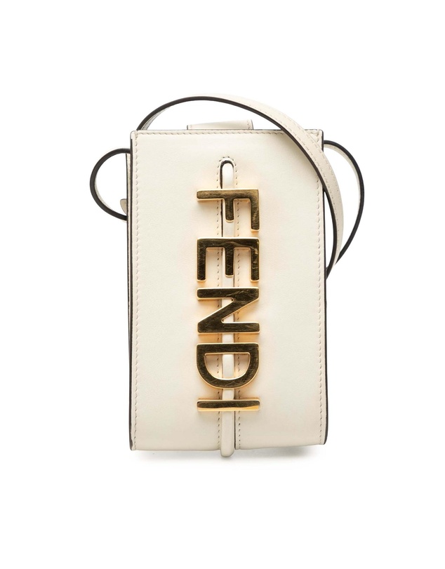 Pre-Loved by Azura Reborn - Pre-Loved Leather Fendigraphy Phone Pouch