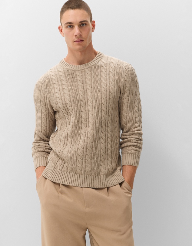 UNISON - Cable Crew Knit