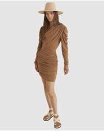 Zerafima - Jersey Gathered Dress