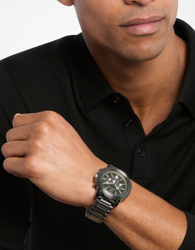 Michael Kors - Prescott Gunmetal Chronograph Watch