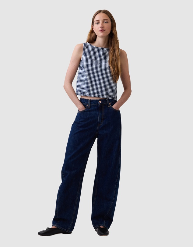 GAP - Sleveless Seersucker Shell Top