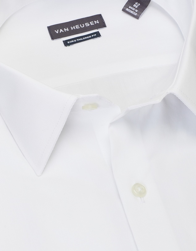 Van Heusen - Euro Tailored Fit Solid Shirt