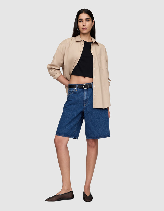 GAP - Denim Longline Shorts