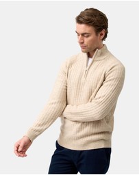 Brooksfield - Half Zipped Knit