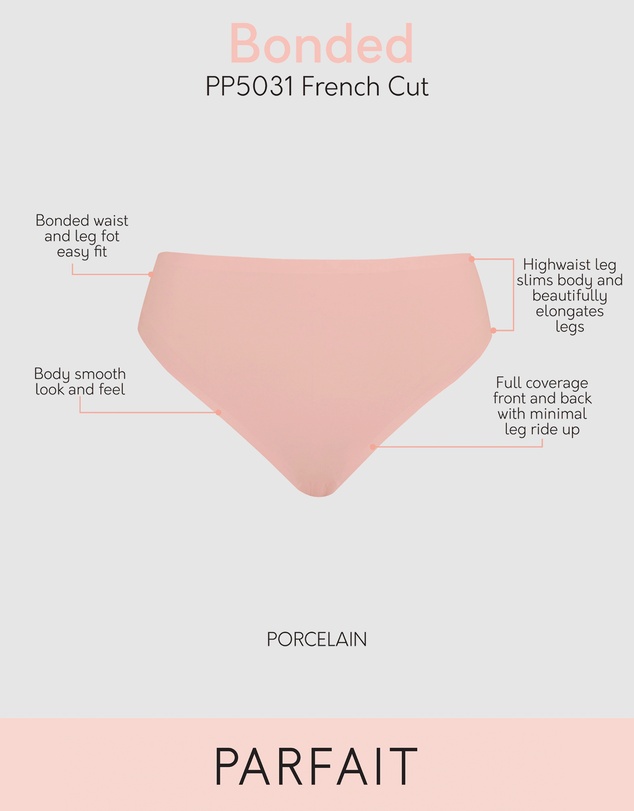 Parfait - Bonded High Cut Seamless High Waist Brief