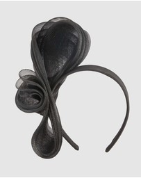 Fillies Collection - Bespoke Black Racing Fascinator