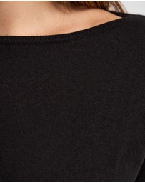 Oxford - Greta Knitted Balloon Sleeve Dress