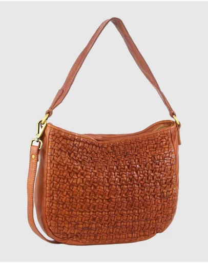 Pierre Cardin - Woven Leather Cross-Body Bag