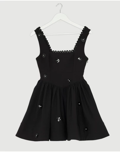 Revibe - Repaired BY JOHNNY. Nova Scallop Mini Dress - AU 6