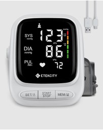 iWorld - Etekcity Smart Blood Pressure Monitor - White