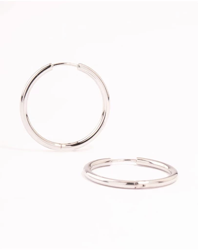 Lovisa - Surgical Steel Polished Hoop Earrings