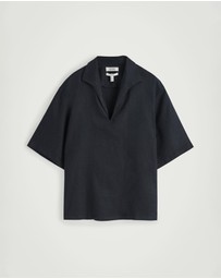 COS - Open-Collar Linen Shirt