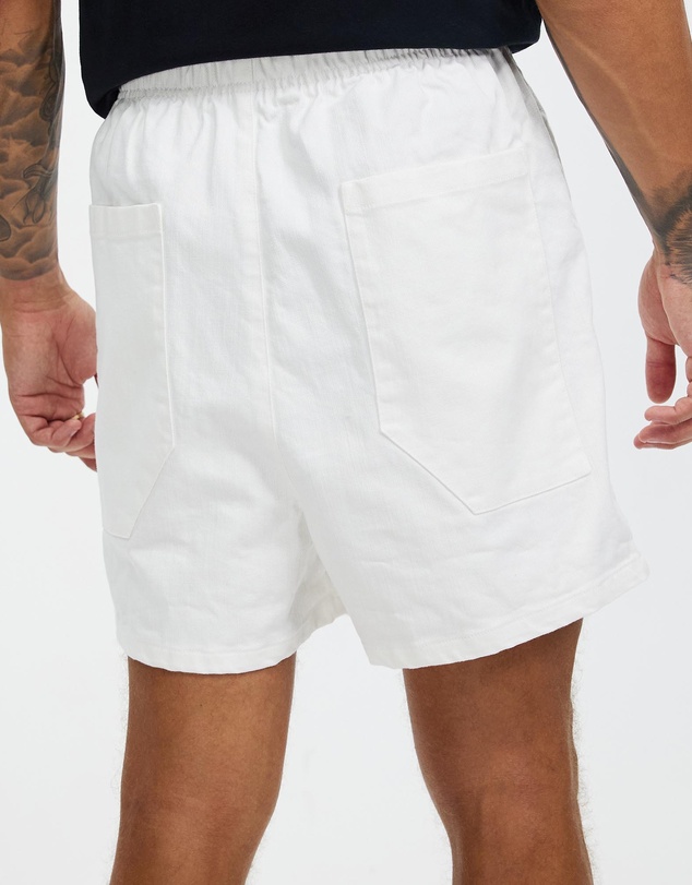 Surrounded By Ghosts - The Kyanite Denim Drawstring Shorts