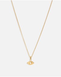 By Charlotte - Gold I Am Protected Necklace