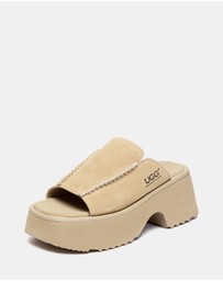 EVERAU - Australian Shepherd Ugg Haive Cow Suede Upper Loafer Oxfords Flats