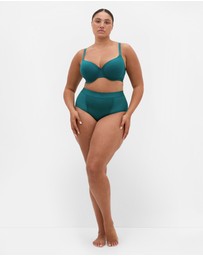 City Chic - Signature T-Shirt Bra - Emerald