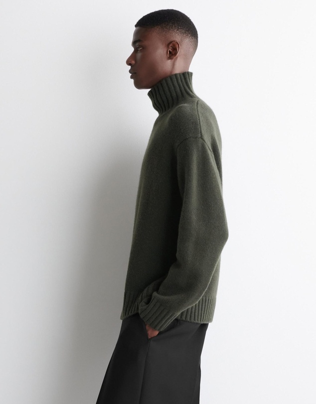 COS - Chunky Cashmere Funnel-Neck Jumper