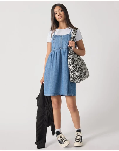 Decjuba Kids - Gaby Denim Bodice Dress - Teens